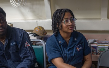 Tactical Combat Casualty Care training on USS Paul Ignatius