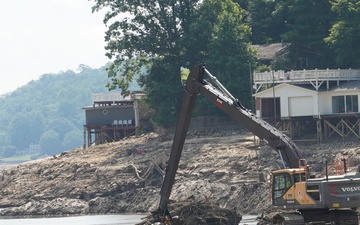 Debris removal continues at Lake Lure, North Carolina