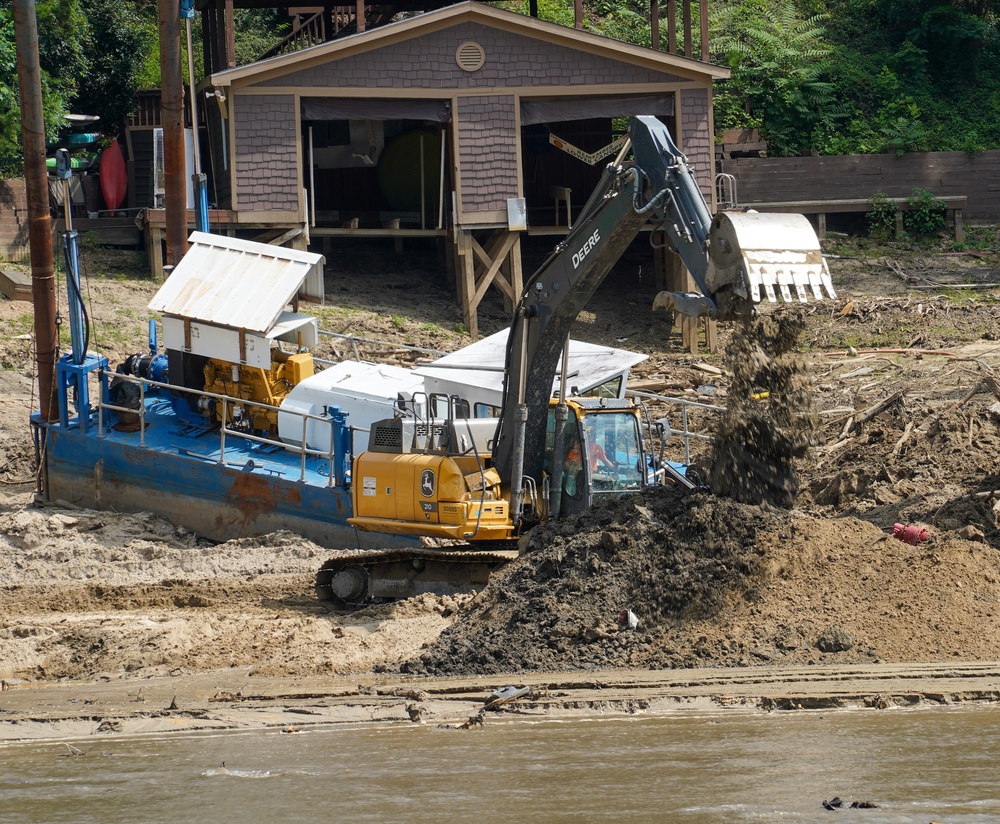 Debris removal continues at Lake Lure, North Carolina