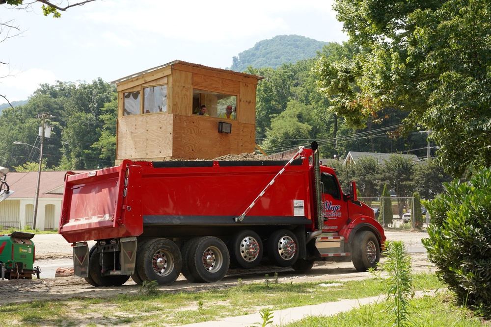 Debris removal continues at Lake Lure, North Carolina