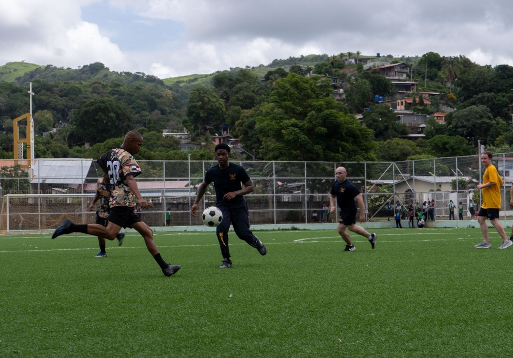 CP25 COMREL Soccer Game Panama