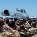 Col. Mills fini flight at Davis-Monthan