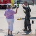 Col. Mills fini flight at Davis-Monthan