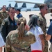 Col. Mills fini flight at Davis-Monthan