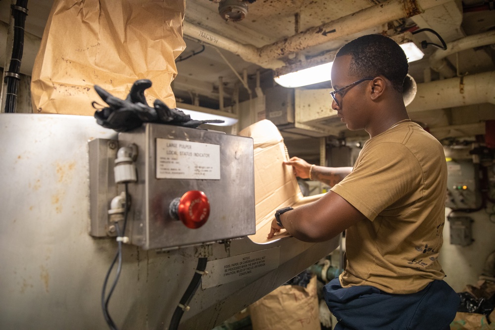 USS Gerald R. Ford (CVN 78) Plasma Arc Waste Disposal System
