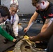 Helicopter Sea Combat Squadron 9 Sailors Conduct Maintenance Aboard USS Gerald R. Ford (CVN 78)