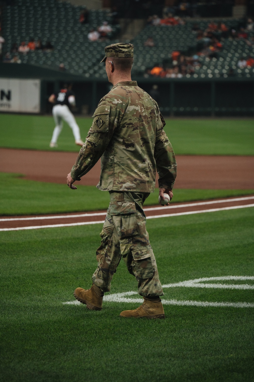 U.S. Army Corps of Engineers joins Baltimore Orioles for &quot;first pitch&quot;