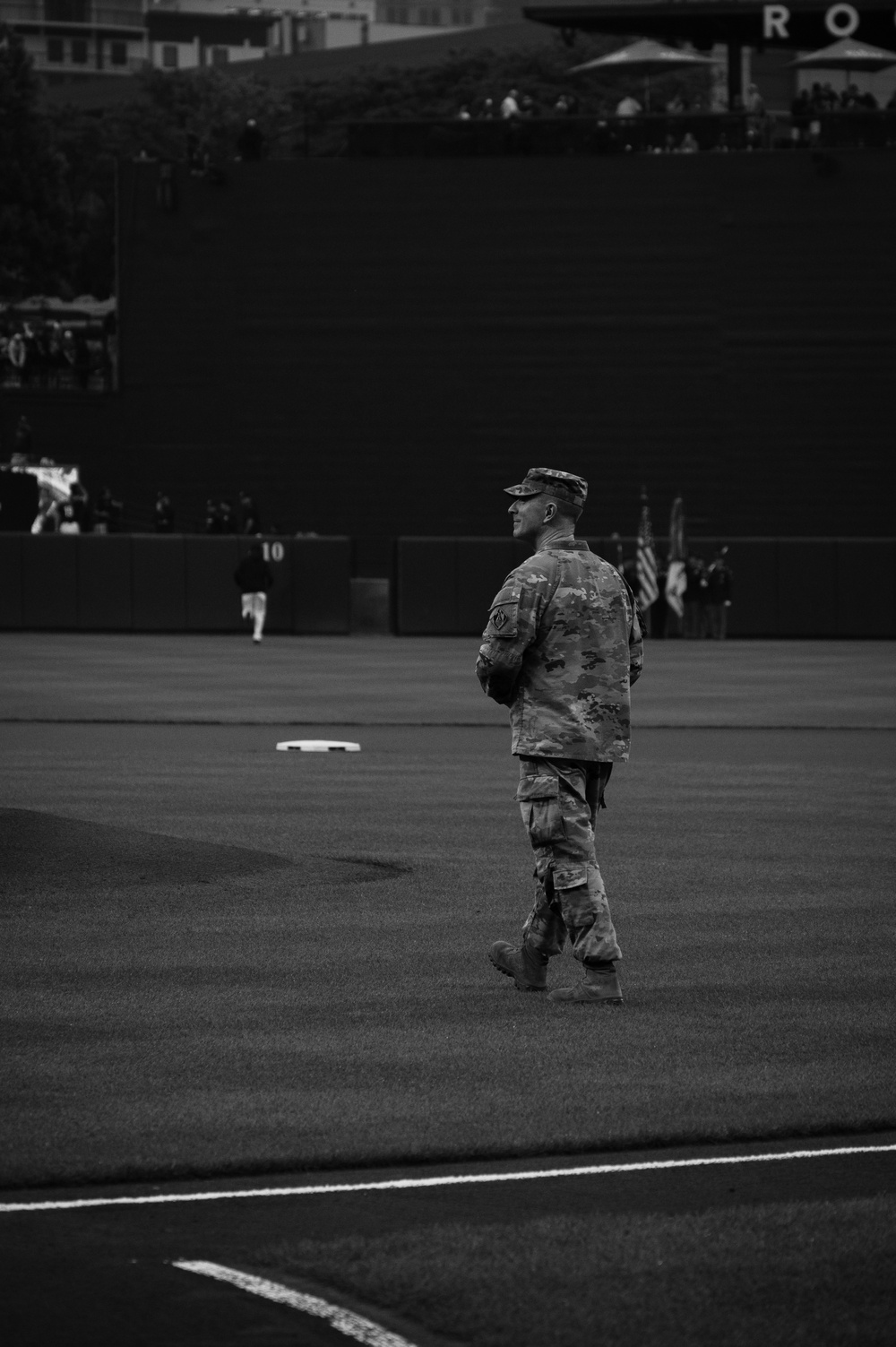 U.S. Army Corps of Engineers joins Baltimore Orioles for &quot;first pitch&quot;