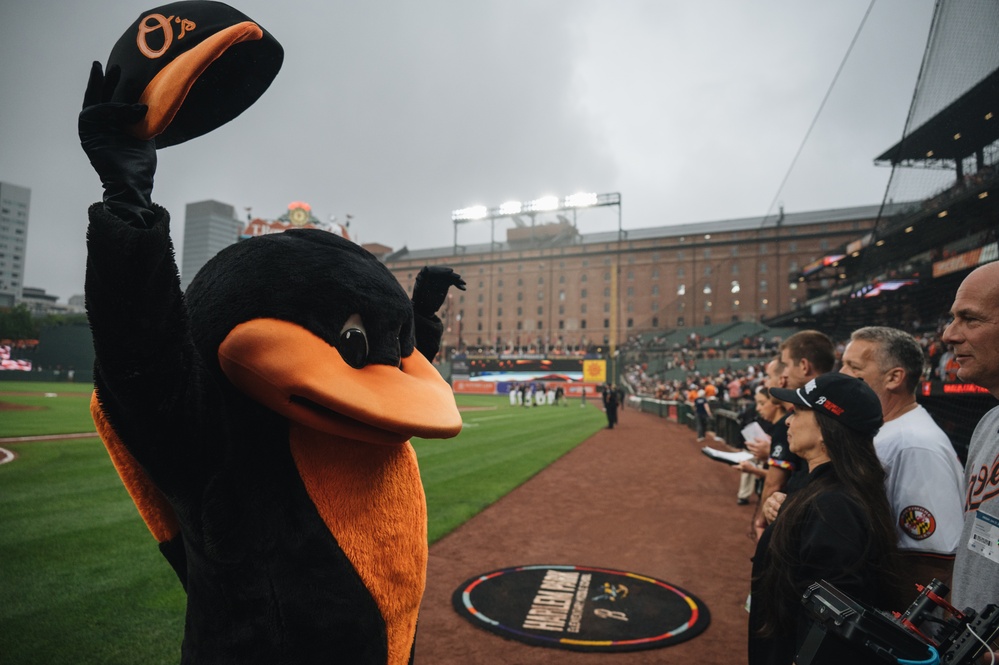 U.S. Army Corps of Engineers joins Baltimore Orioles for &quot;first pitch&quot;