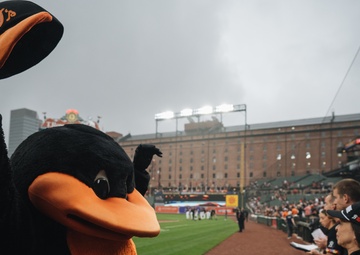U.S. Army Corps of Engineers joins Baltimore Orioles for "first pitch"
