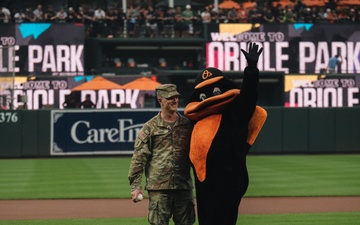 U.S. Army Corps of Engineers joins Baltimore Orioles for &quot;first pitch&quot;