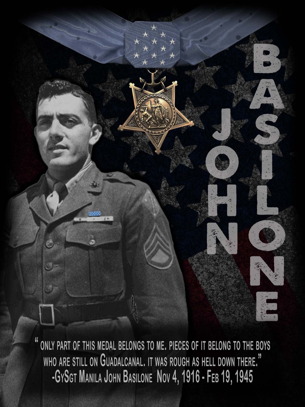 John Basilonbe Medal of Honor