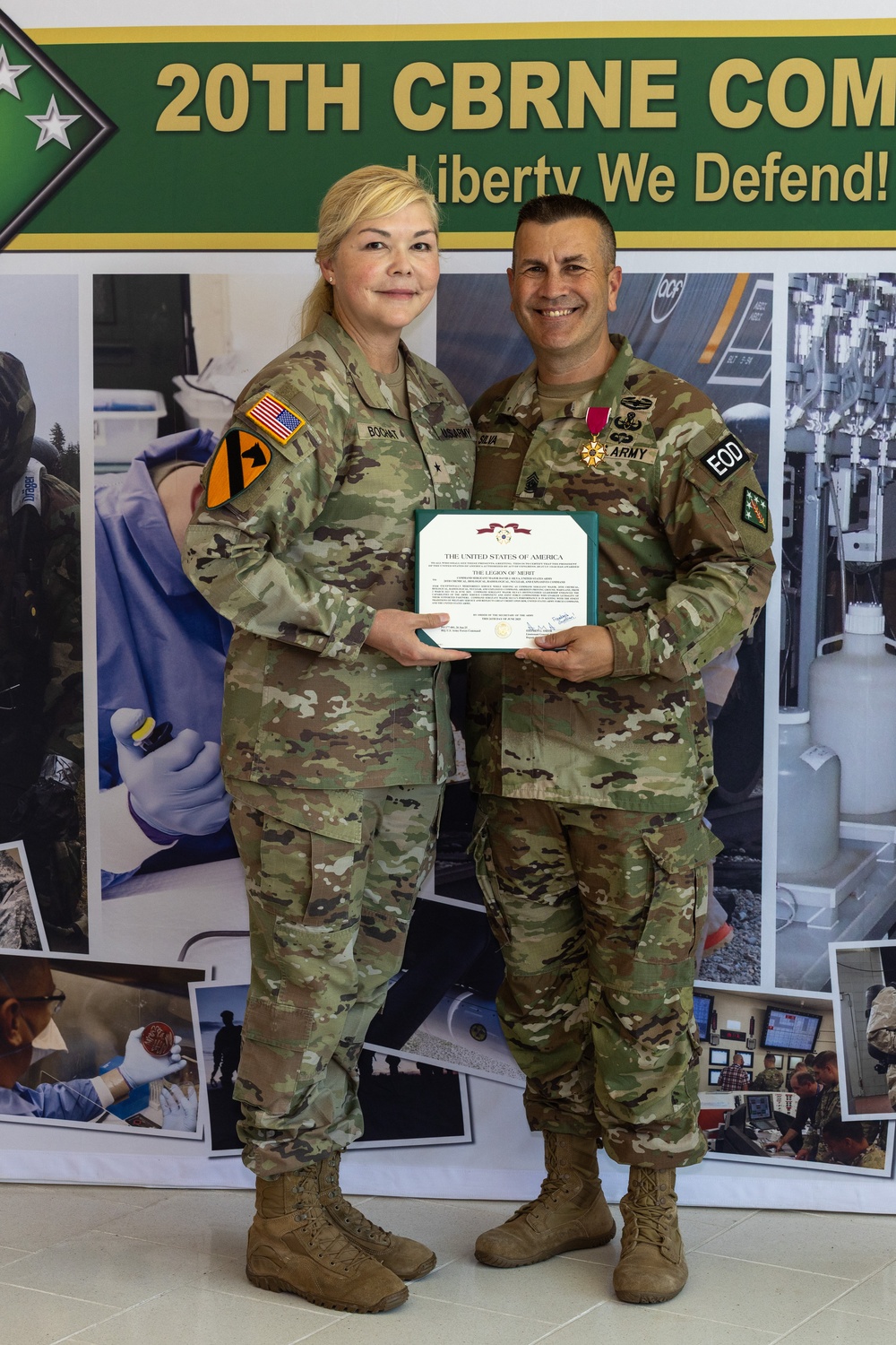 Top EOD tech completes senior enlisted leader tour at premier CBRNE command