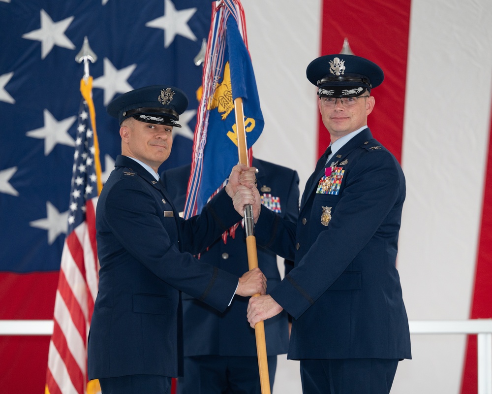 55th Mission Support Group holds change of command ceremony
