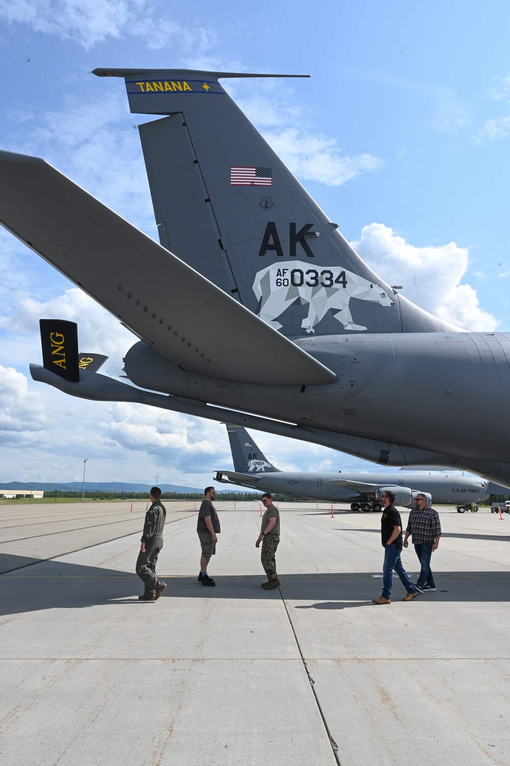 Civic Leaders and newly commissioned U.S. Air Force pilot trainees Take Flight with the 168th Wing during Red Flag Alaska 25-2