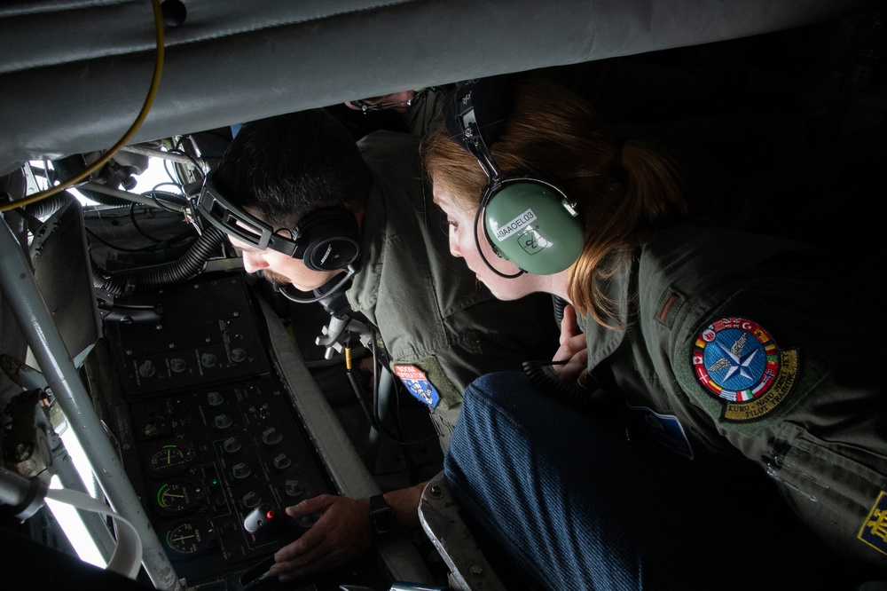Civic Leaders and newly commissioned U.S. Air Force pilot trainees Take Flight with the 168th Wing during Red Flag Alaska 25-2