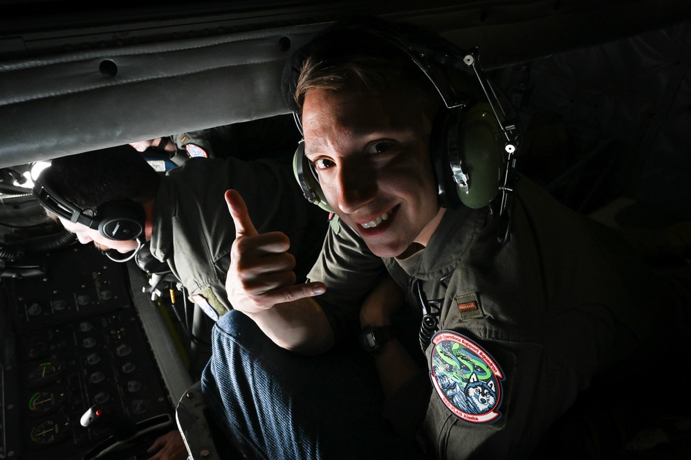 Civic Leaders and newly commissioned U.S. Air Force pilot trainees Take Flight with the 168th Wing during Red Flag Alaska 25-2