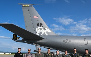 Civic Leaders and newly commissioned U.S. Air Force pilot trainees Take Flight with the 168th Wing during Red Flag Alaska 25-2
