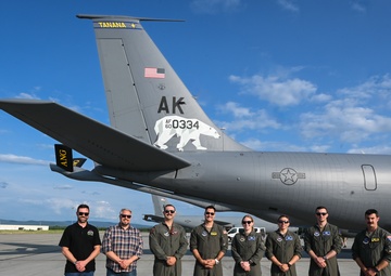 Civic Leaders and newly commissioned U.S. Air Force pilot trainees Take Flight with the 168th Wing during Red Flag Alaska 25-2