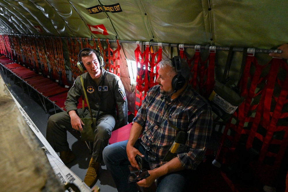 Civic Leaders and newly commissioned U.S. Air Force pilot trainees Take Flight with the 168th Wing during Red Flag Alaska 25-2