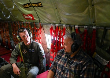 Civic Leaders and newly commissioned U.S. Air Force pilot trainees Take Flight with the 168th Wing during Red Flag Alaska 25-2