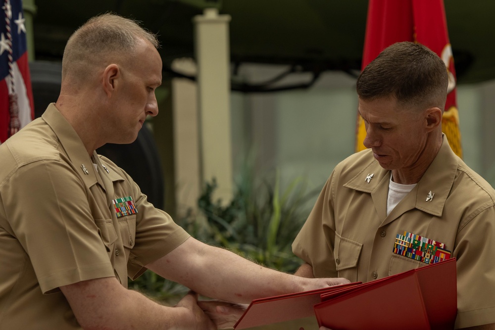 U.S. Marine Corps Col. Keane Retirement Ceremony