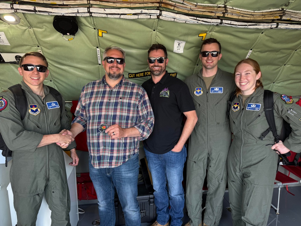 Civic Leaders and newly commissioned U.S. Air Force pilot trainees Take Flight with the 168th Wing during Red Flag Alaska 25-2