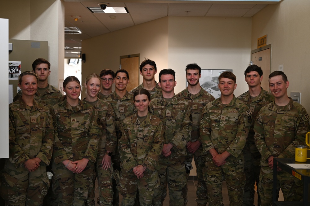 Academy Cadets at Montana Air National Guard Base