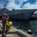 USS Charleston (LCS 18) conducts readiness and training onboard Port Hueneme