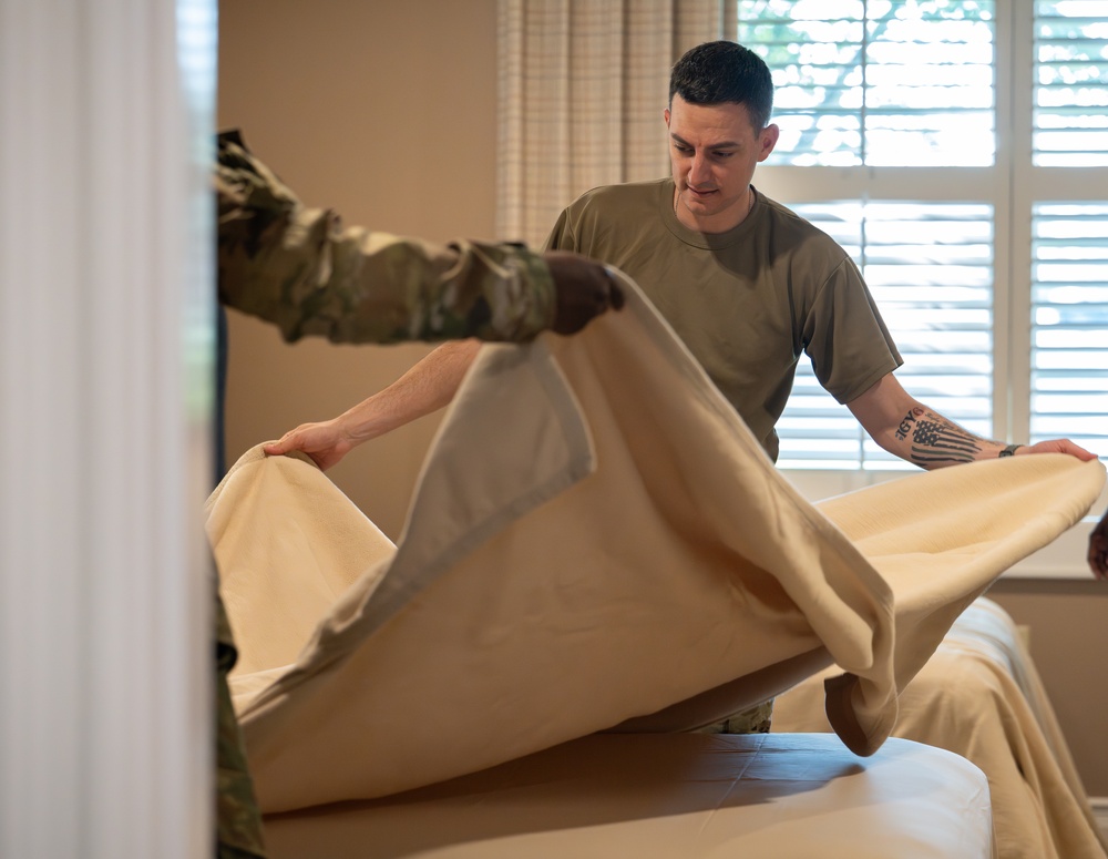 Airmen Support Families of the Fallen at Dover Fisher House