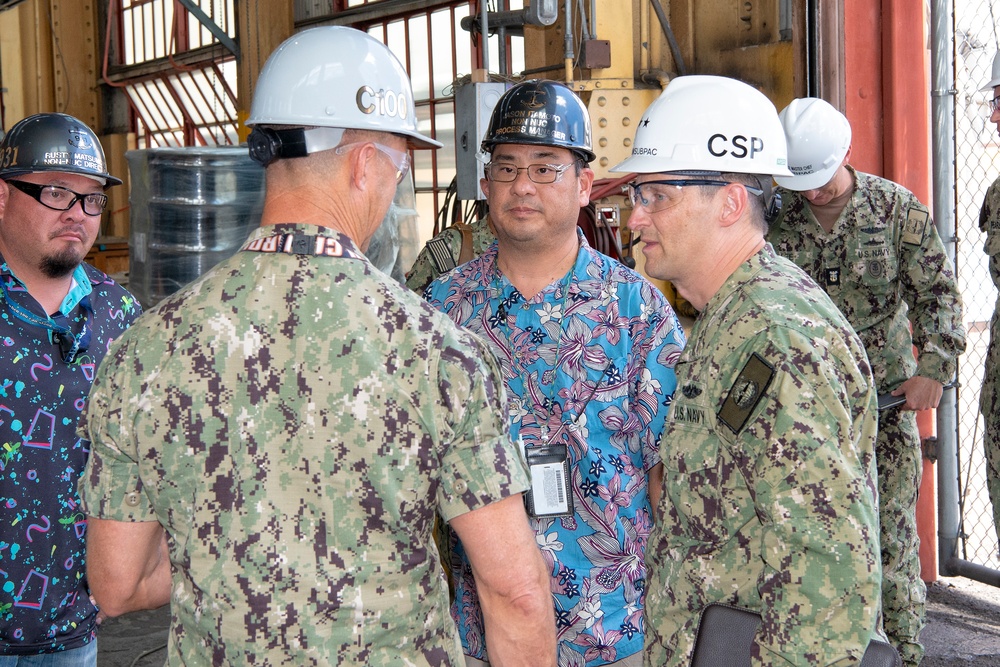 commander, Submarine Force, U. S. Pacific Fleet Visit PHNSY