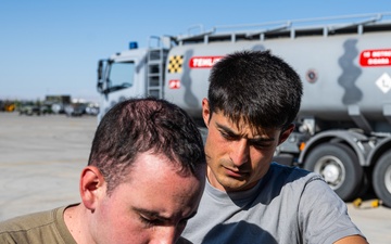 510th FGS recovers F-16s during AE 25