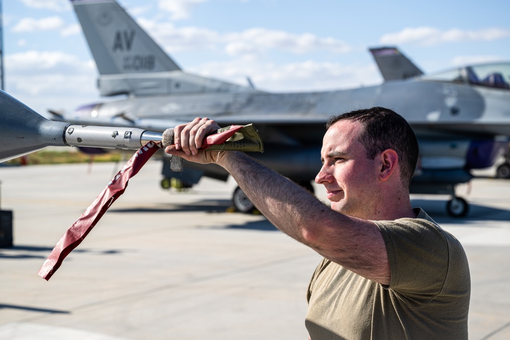 510th FGS recovers F-16s during AE 25
