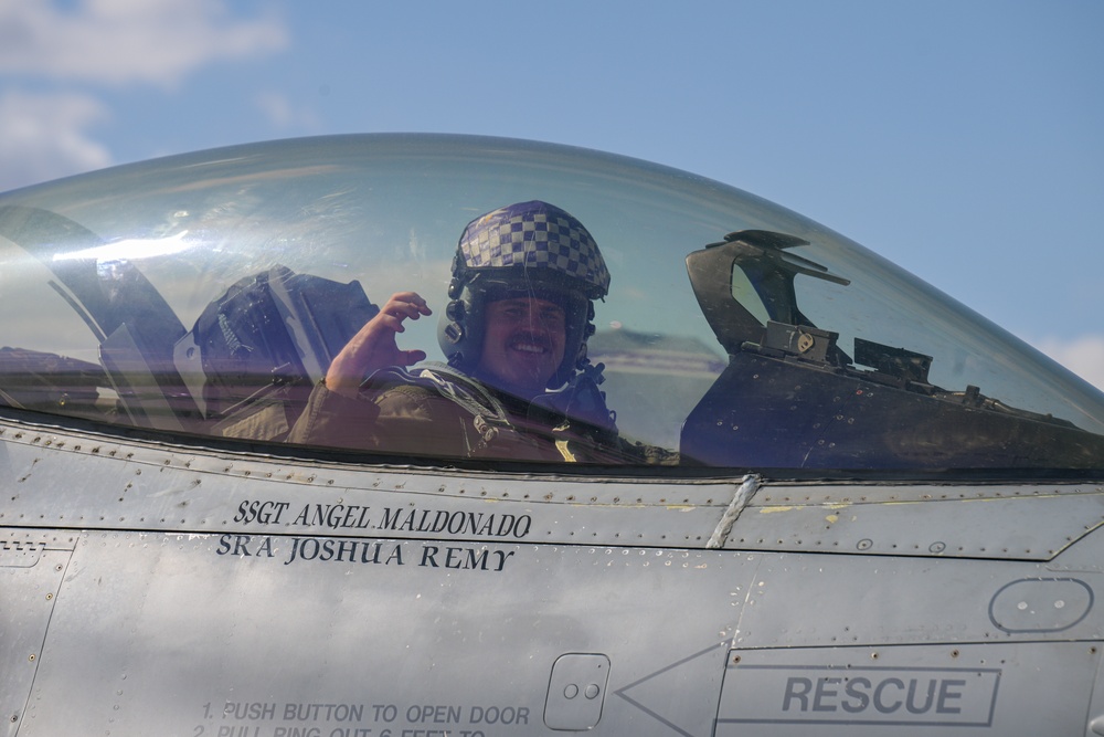 510th FGS recovers F-16s during AE 25