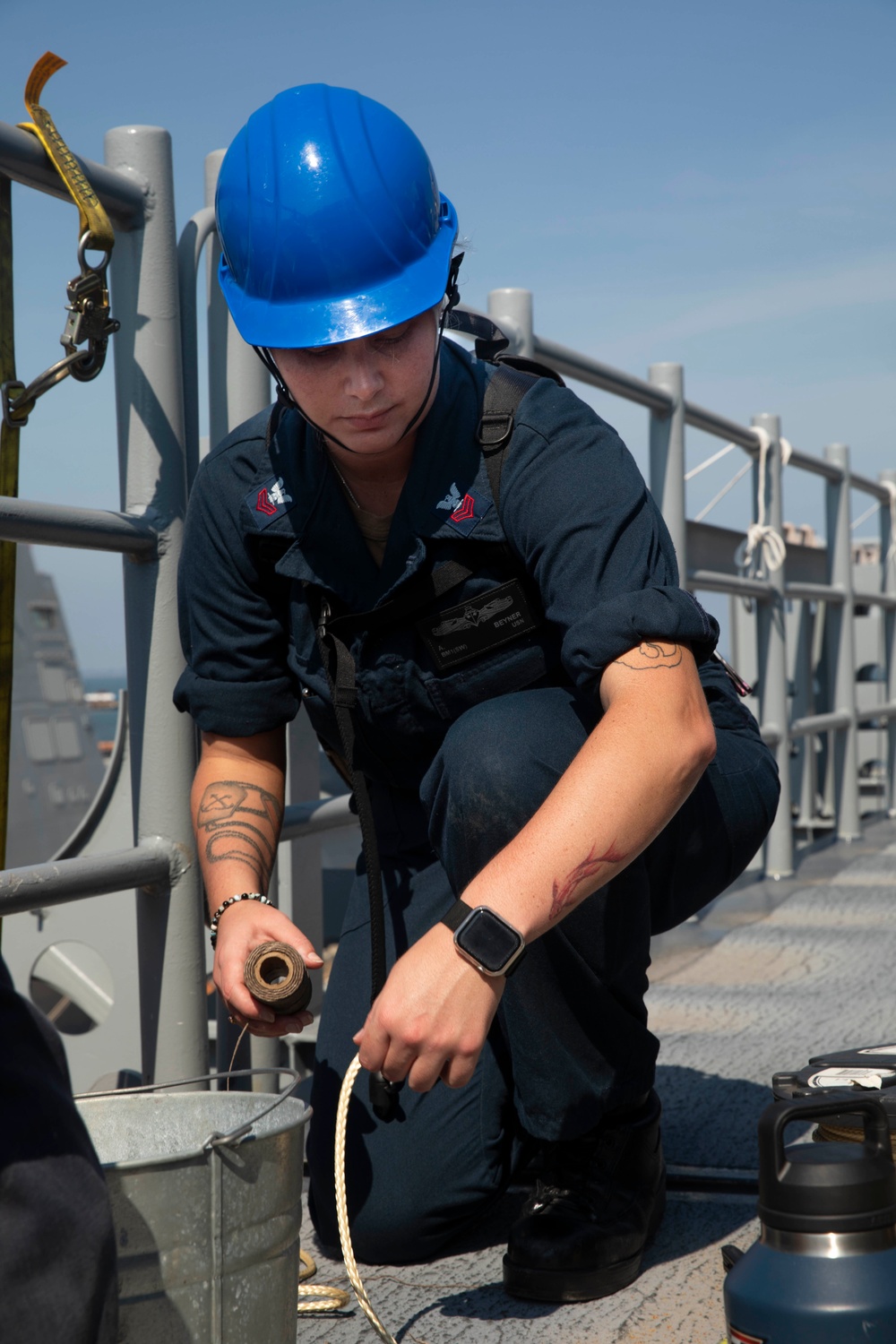 USS Kearsarge Conducts Routine Maintenance