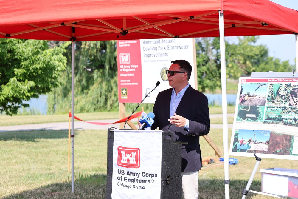 Flood Relief in Focus: Officials Celebrate Completion of Dowling Park Stormwater Improvement Project