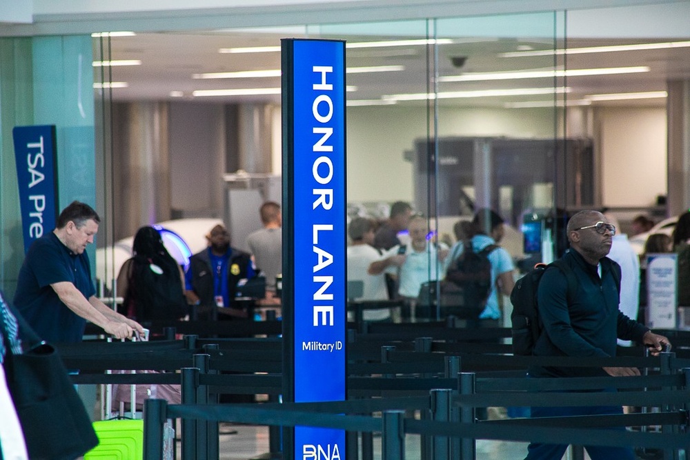 TSA - Military/Honor Lanes BNA_1