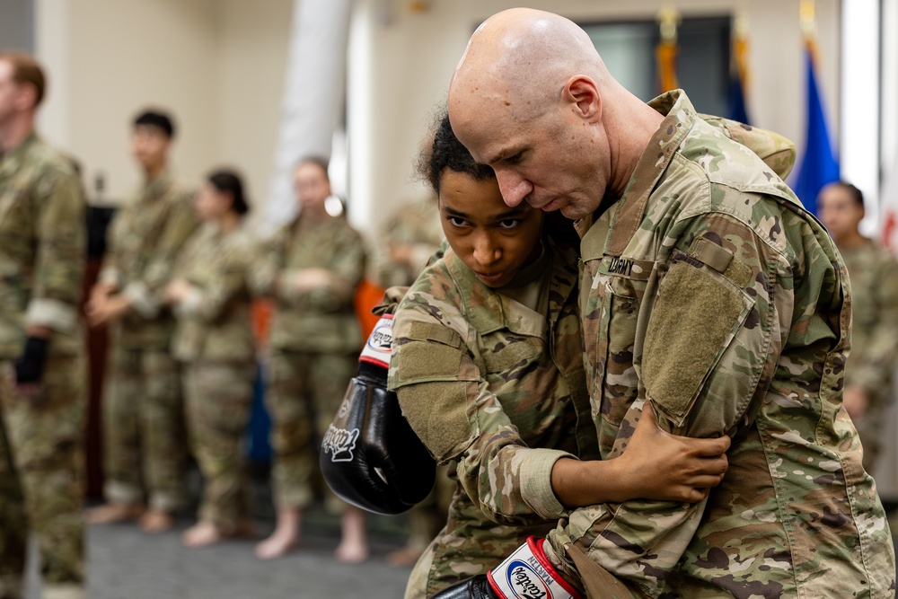 Combatives Level One with the Army Public Affairs Student Center Company