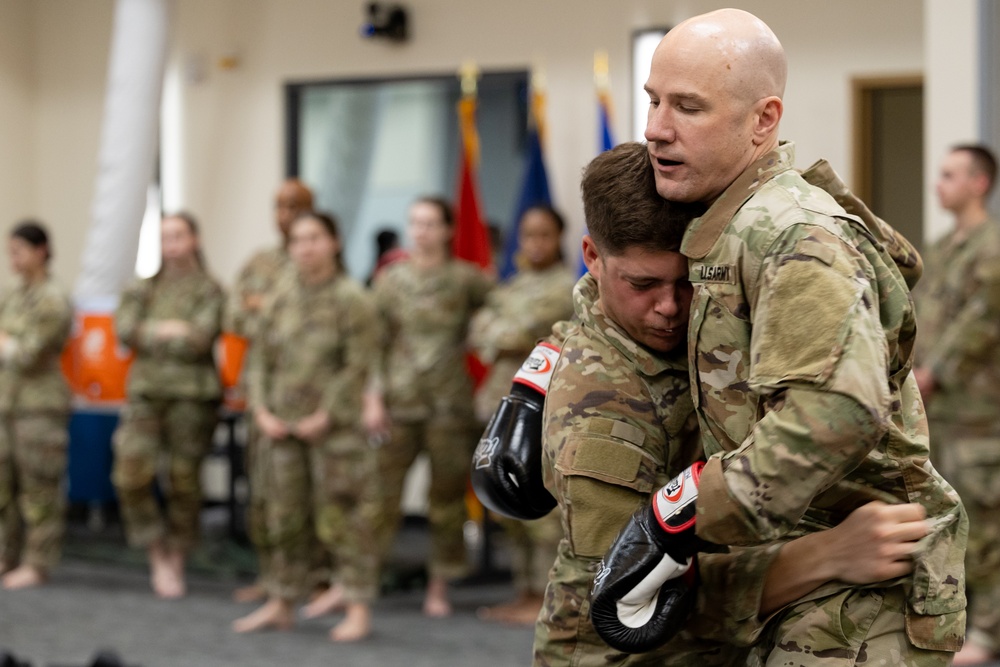 Combatives Level One with the Army Public Affairs Student Center Company
