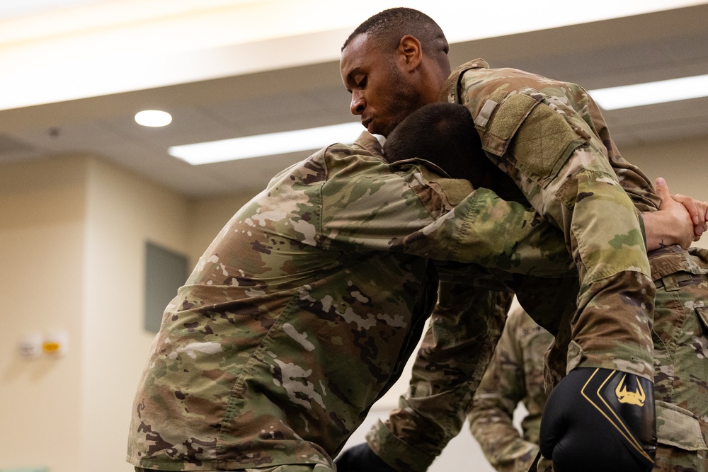 Combatives Level One with the Army Public Affairs Student Center Company