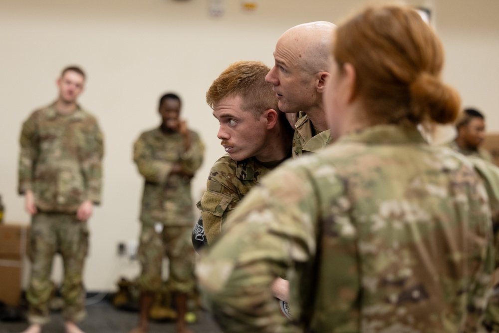 Combatives Level One with the Army Public Affairs Student Center Company