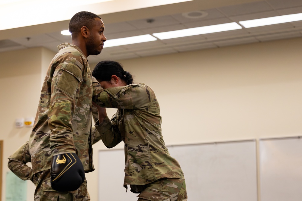 Combatives Level One with the Army Public Affairs Student Center Company