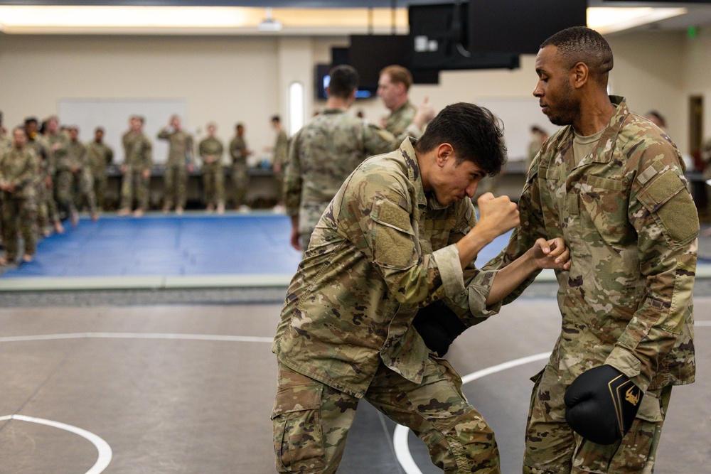 Combatives Level One with the Army Public Affairs Student Center Company