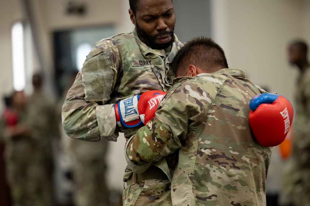 Combatives Level One with the Army Public Affairs Student Center Company