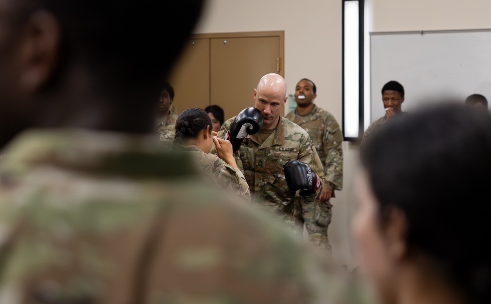 Combatives Level One with the Army Public Affairs Student Center Company