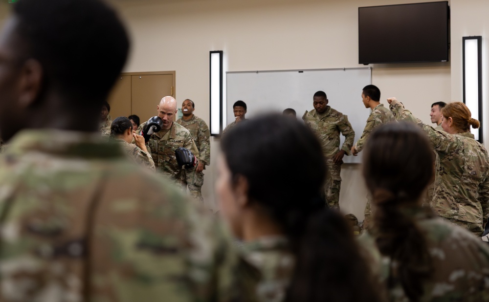 Combatives Level One with the Army Public Affairs Student Center Company