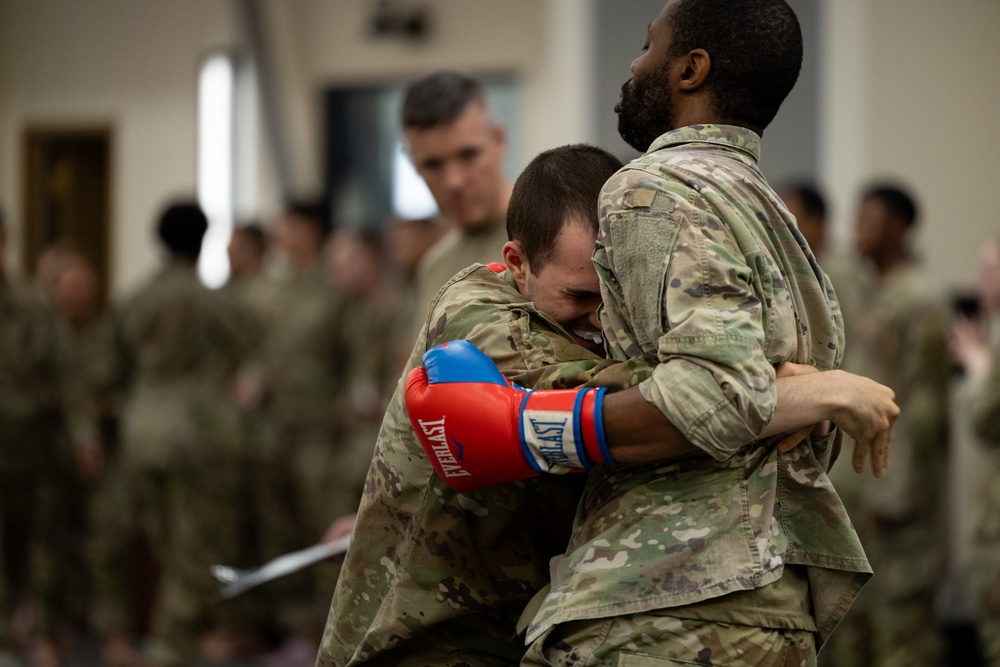 Combatives Level One with the Army Public Affairs Student Center Company
