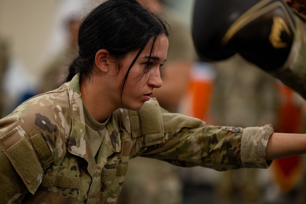 Combatives Level One with the Army Public Affairs Student Center Company