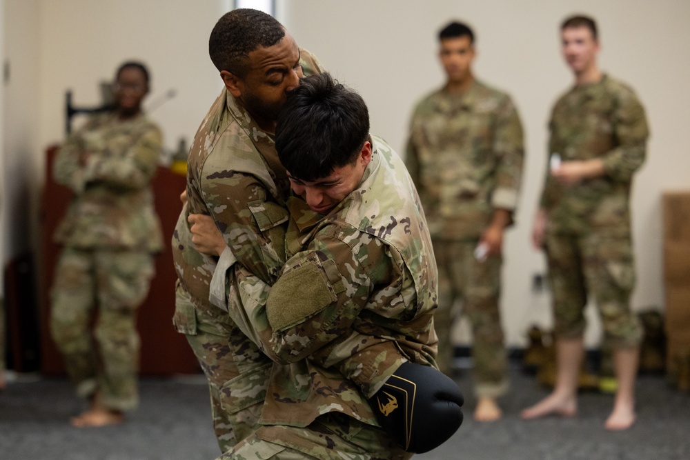 Combatives Level One with the Army Public Affairs Student Center Company