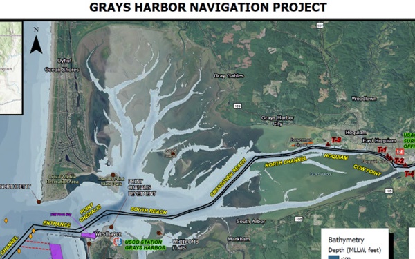 Army Corps begins Grays Harbor Inner Harbor maintenance dredging July 16
